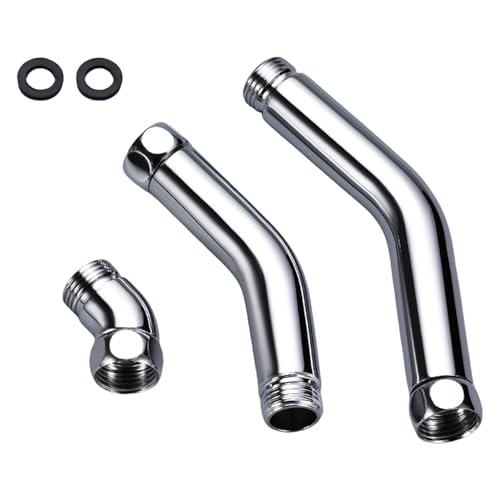 Praktischer Duschschlauch-Adapter mit 135-Grad-Designs, stabiler Edelstahl für verbesserte Wasserabdeckung, verstellbare Dusche, 3 Stück Praktischer Duschschlauch-Adapter mit 135-Grad-Designs, stabiler Edelstahl für verbesserte Wasserabdeckung, verstellbare Dusche, 3 Stück von Chenxi Studio