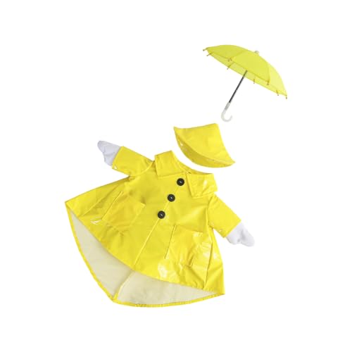 Regenmantel und Regenschirm für Veranda-Gänse, wasserdicht, für 43,2 cm große Dekoration für Gänse von Chenxi Studio