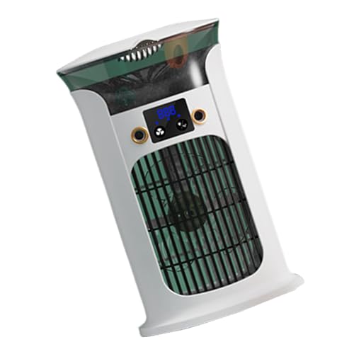Tragbarer USB-Klimaanlagen-Ventilator mit 3 Geschwindigkeiten und LED-Licht in 7 Farben für eigene Kühlung auf kleinem Raum, Büroventilator von Chenxi Studio