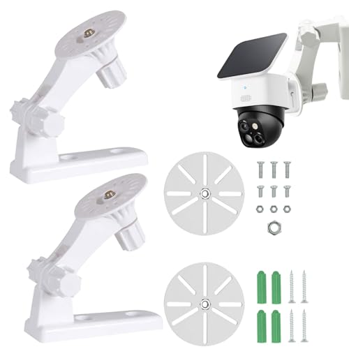 Wandhalterung Halterung/Deckenhalterung Halterung Kompatibel Mit Edelstahl für Eufy Security SoloCam S340,kompatibel mit IP-PTZ-DomeCameras im Freien,Solar-Sicherheitskamera-Halterung von Chenyell