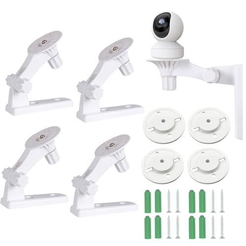 Wandhalterung Halterung/Deckenhalterung Halterung Kompatibel Mit Tp-Link Tapo C225/C200/ Tc70,Kasa Ec70/ Kc410s/Reolink E1/E1 Pro üBerwachungskamera,Mit Einstellbarem Winkel,180 Grad Drehung (4, Weiß) Wandhalterung Halterung/Deckenhalterung Halterung Kompatibel Mit Tp-Link Tapo C225/C200/ Tc70,Kasa Ec70/ Kc410s/Reolink E1/E1 Pro üBerwachungskamera,Mit Einstellbarem Winkel,180 Grad Drehung (4, Weiß) von Chenyell