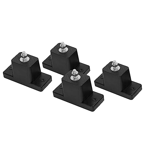 Cherbowing Klimaanlagen Stoßdämpfer Antivibrationsfüße Wärmepumpe Gummi-Halterung für Klimaanlage 4 Stück Bodenkonsole 200 KG rutschfest UV Beständig von Cherbo