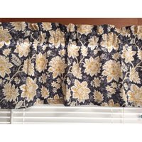 Waverly Inspirations Grau & Gelb Fenster Valance ~ 42" Breit von CheriesCurtainShoppe