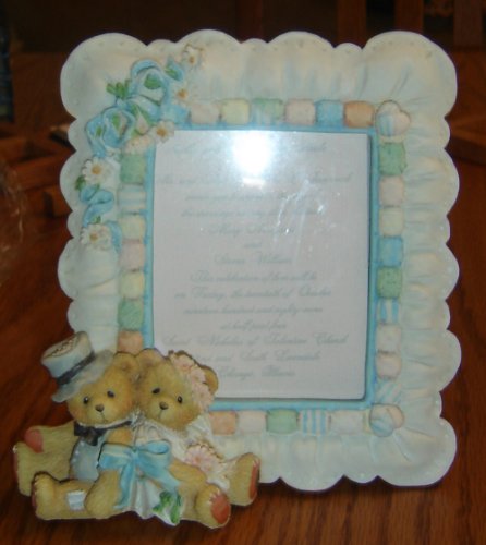 Cherished Teddies 627364 Bride and Groom Invitation Holder by Cherished Teddies von Cherished Teddies