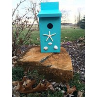 Seeufer Vogelhaus - Küsten Handgemachte Handbemalt von CherishedCottage