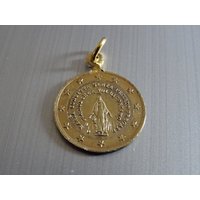 Maria Conception. Leon Xiii Medaille Medallion Pendent Holy Charm P 659 von CherishedDevotions