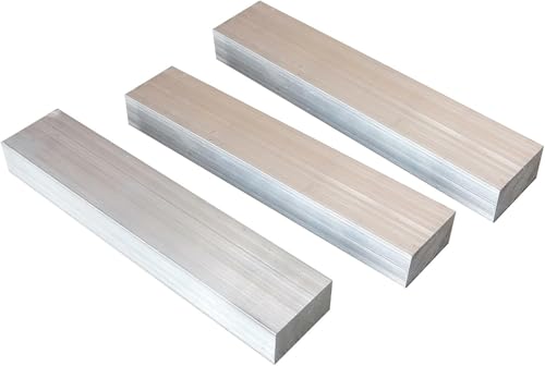 Aluminiumblechplatte, Aluminium-Flachstange, Aluminiumstangenplatte, geeignet for die Bearbeitung, Dicke 4 mm, Breite: 20 mm(Width:25mm(3pcs)) von Cherrii