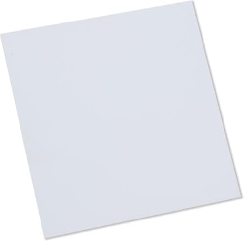 Aluminiumblechplatte, Aluminiumoxidkeramikplatte, isolierendes Aluminiumoxidkeramikblech for Modelle, Seitenlänge 12 cm, Dicke: 0,8 mm(Thickness:0.38mm) von Cherrii