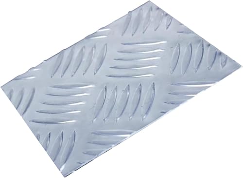 Aluminiumblechplatte, Trittblechplatte Aluminium-Riffelblech Aluminiumplatte Trittblech Geeignet for den Einsatz im Lager, 30 cm(Thickness:3mm) von Cherrii