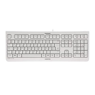 Tastatur KC1000 JK-0800DE-0 USB Flüsteranschlag weiß/grau von Cherry