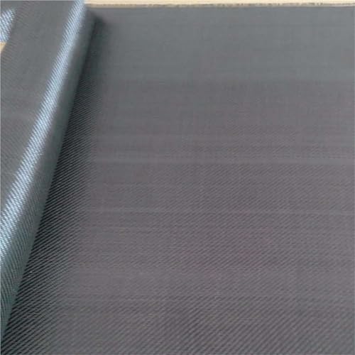 Cherrynight 1mX1m Breite 3K 200g/240g Carbon Faser Tuch Twill/Leinwandbindung Gefaltet Pack(B Grade 200g Twill) von Cherrynight