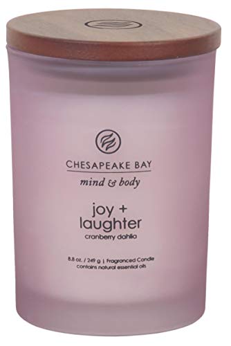 Chesapeake Bay Candle Scented Candle, Joy + Laughter (Cranberry Dahila), Medium von Chesapeake Bay Candle