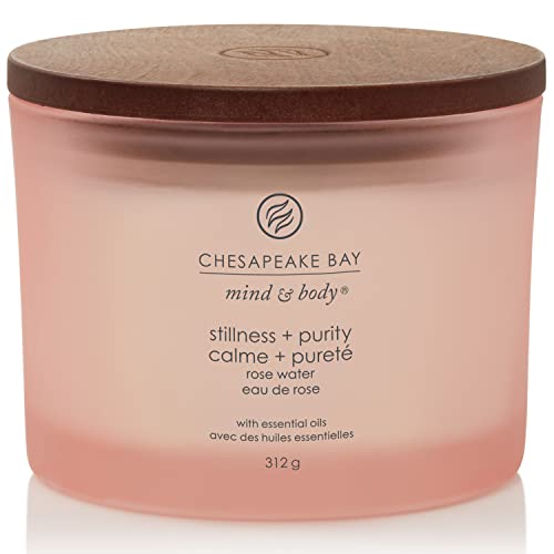 Chesapeake Bay Duftkerze | Stillness + Purity Aromatherapie Kerze, 3-Docht-Tumbler | Brenndauer: bis zu 24 Stunden | Mind & Body Kollektion von Chesapeake Bay Candle