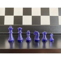 Galaxy Schach Magnete | Blau Lila Handgemacht Von Meister Liza Perfekt Auch Als Geschenk Kostenlose Lieferung von ChessWithLiza