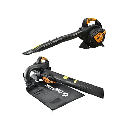 Chester 3 in 1 Motorgebläse Staubsauger-häcksler - Benzin 25,4 cc von Chester