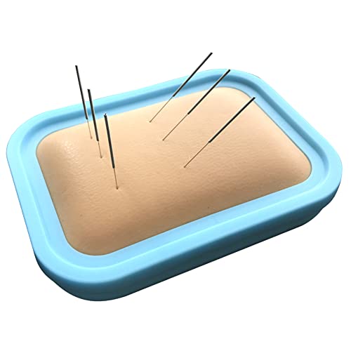 Silikon-Akupunktur-Studientrainings-Modell-Pad simulierte menschliche Haut für Akupunktur-Anfänger, um Akupunktur-Fähigkeiten zu üben von Chestnut-YX