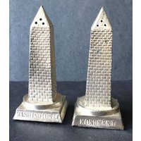 Vintage Washington Monument Salz Und Pfefferstreuer von Chestnutyankee
