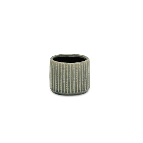 Cheung's Home Decorative Modern Arianthe Orb Gemusterter Keramiktopf – klein von Cheung's