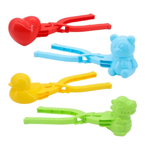 CheurYae 4 Stück Reisform Reis Ball Moulds Gelbe Ente Sushi Formen Onigiri Form Schneeball Maker Clip Kreative Tiere Form für Reiskugeln, Sushi, Kroketten von CheurYae