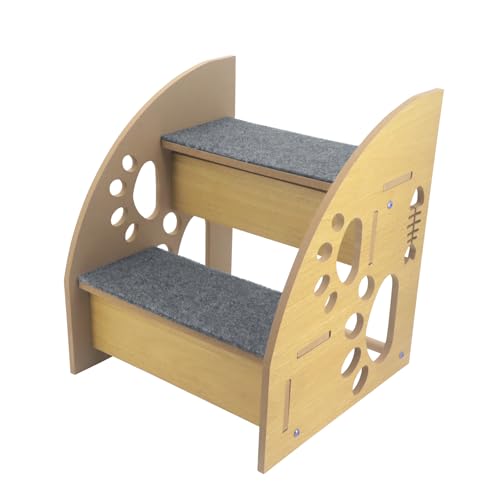 CheurYae Hundetreppe,rutschfeste Hunderampe für Sofa,Hundetreppe + Katzentreppe für Junge und alte Katzen,30 cm hoch für Sofa, Couch,Bett CheurYae Hundetreppe,rutschfeste Hunderampe für Sofa,Hundetreppe + Katzentreppe für Junge und alte Katzen,30 cm hoch für Sofa, Couch,Bett von CheurYae