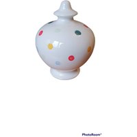 Spardose - Keramik Gelddose Maßgeschneidert Custom Design Polka Dot Weihnachtsgeschenk Taufgeschenk Geburtstag von CheviotCeramics