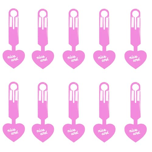 10pcs Bright Color Heart Form Gepäckbezeichnungen Anpassbare Und Einfache Identifizierung Für Reisende Und Schüler Taschenetiketten 10pcs Bright Color Heart Form Gepäckbezeichnungen Anpassbare Und Einfache Identifizierung Für Reisende Und Schüler Taschenetiketten von Chevnzev