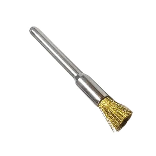 10pcs Messing Drahtradbürsten 3 Mm Dorn Für Präzisionsreinigung Und Rostentfernung Für Metallarbeiten Und Handwerksprojekte Automobilreparaturpinsel von Chevnzev