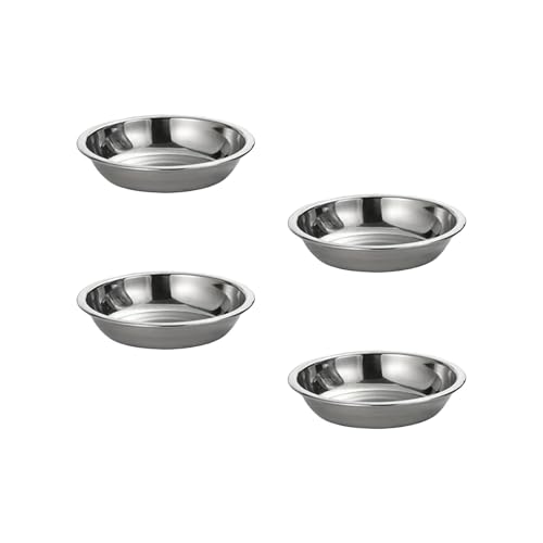 4pcs Edelstahl Stähle Dinnerteller Kleine Saucengerichte Gewürze Servierschale Flache Teller Die Geschirr Serviert. 4pcs Edelstahl Stähle Dinnerteller Kleine Saucengerichte Gewürze Servierschale Flache Teller Die Geschirr Serviert. von Chevnzev