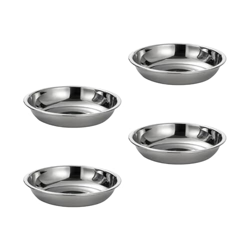 4pcs Edelstahl Stähle Dinnerteller Kleine Saucengerichte Gewürze Servierschale Flache Teller Die Geschirr Serviert. 4pcs Edelstahl Stähle Dinnerteller Kleine Saucengerichte Gewürze Servierschale Flache Teller Die Geschirr Serviert. von Chevnzev