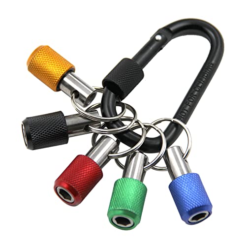5 PCs/Set 1/4 Zoll Schlüsselbund Praktische Schaft Schraubendreher Halte Halterfreisetzungsverlängerungsstangen Bohrer Bohrer Adapter 5 PCs/Set 1/4 Zoll Schlüsselbund Praktische Schaft Schraubendreher Halte Halterfreisetzungsverlängerungsstangen Bohrer Bohrer Adapter von Chevnzev