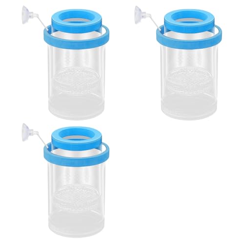 Aquarien Zuchtbox Brüterei Schutzhaus Für Guppy Bettafish Clownfische Mit Trenner Design Schwimmendes Haus 3pcs Schwimmende Brüterei Inkubator von Chevnzev
