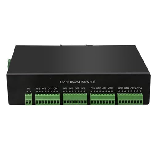 Chevnzev 1 Bis 16 RS485 Hub Industrial Grade Isolation Typ Zwei Wege RS485 Hub Splitter 1 In 16 Out Server von Chevnzev