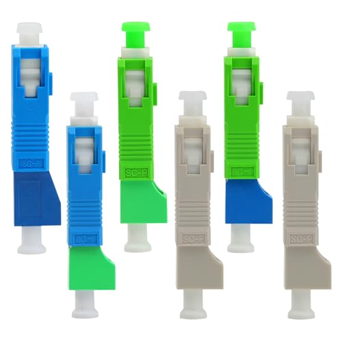 Chevnzev 6pcs Scmalale Weibliche Glasfaseradapter Hybridoptische Faseradapter 9/125um Simplex Faserflangeconnector Chevnzev 6pcs Scmalale Weibliche Glasfaseradapter Hybridoptische Faseradapter 9/125um Simplex Faserflangeconnector von Chevnzev
