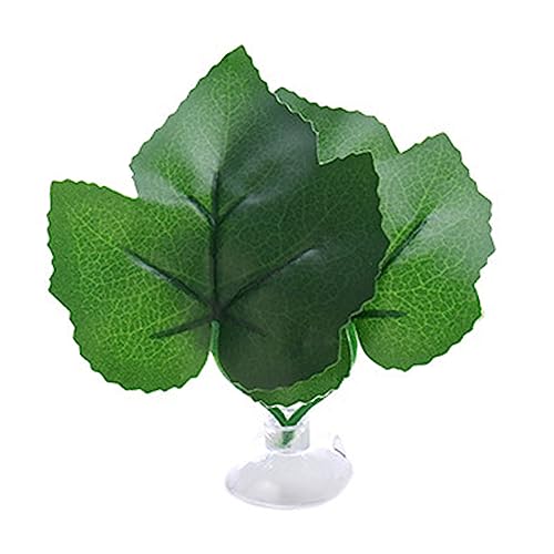 Chevnzev Fischblatt Hängematte Bettafish Bett Rasting Pad Natürliche Umgebung Fischlaichen Laichen Fischtank Zubehör Bettafish Hängemattenbund Fischtank Accessoires Dekorationen von Chevnzev