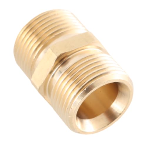 Chevnzev Hochfestige M22 Männliche Gewindedruckscheibe Schlauchverlängerungsstecker Adapter Schlauch Extender Feststoff Messing Einfacheinstufung Druckscheibeadapter Chevnzev Hochfestige M22 Männliche Gewindedruckscheibe Schlauchverlängerungsstecker Adapter Schlauch Extender Feststoff Messing Einfacheinstufung Druckscheibeadapter von Chevnzev