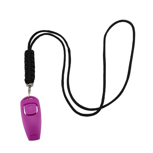 Chevnzev Hundetraining Ultraschallpfiffe Und Clicker Fördern Disziplin Mit Lanyard Wanderverhaltenskontroll Set von Chevnzev