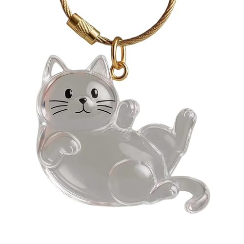 Chevnzev Klarer Acrylhaar Haarschlüsselkettensammler Cartoon Katzen Aufbewahrungsbox Für Reisefreundliche Andenken Und Geschenke Katzen Haarsammler Schlüsselbund Chevnzev Klarer Acrylhaar Haarschlüsselkettensammler Cartoon Katzen Aufbewahrungsbox Für Reisefreundliche Andenken Und Geschenke Katzen Haarsammler Schlüsselbund von Chevnzev