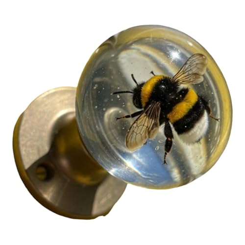 Chevnzev Klarer Harz Türknopf Blumenkristalle Designs Künstlerschlafzimmer Hardware Dekorative Natur Inspire Crystals von Chevnzev