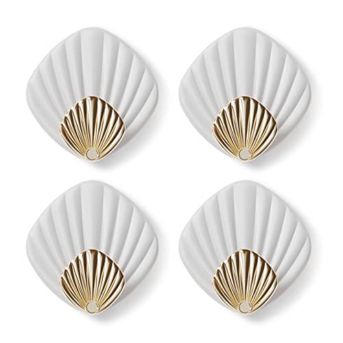 Chevnzev Klebstoff Für Shell Haken Home Office Hotel Wall Montiertes Haken 4 Stück Nagelbohrung Kostenloser Tür Rückenhaken Für Handtücher Tasten Wandhaken Dekorative Modern von Chevnzev