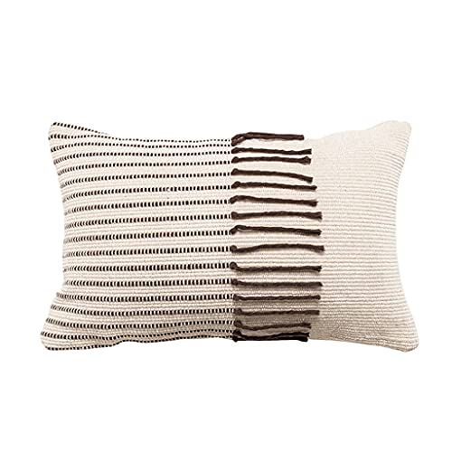 Chevnzev Marokko Tufted Wurfkissen Für Gehäuse Minimalist Gestreift Gewebte Gestrickt Chevnzev Marokko Tufted Wurfkissen Für Gehäuse Minimalist Gestreift Gewebte Gestrickt von Chevnzev