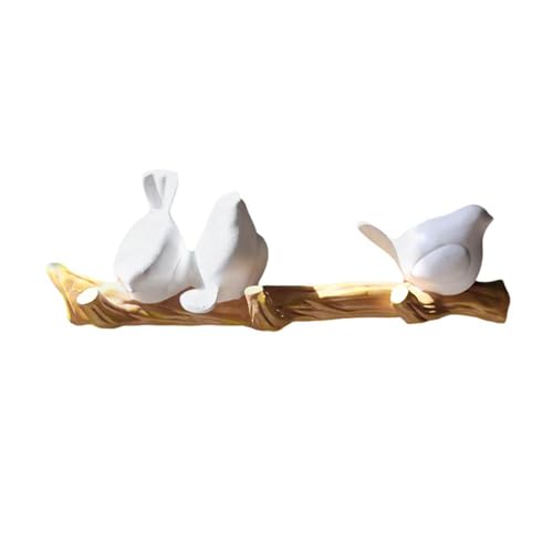 Chevnzev Wandmontierte Harz Vogelkleid Haken Dekorative Kleiderbügel Für Hängende Handtücher Und Kleidung Home Decoration Accessoires Home Dekoration Haken von Chevnzev