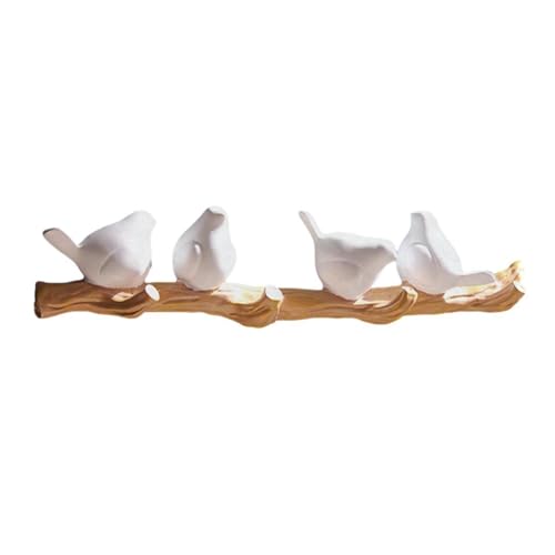 Chevnzev Wandmontierte Harz Vogelkleid Haken Dekorative Kleiderbügel Für Hängende Handtücher Und Kleidung Home Decoration Accessoires Home Dekoration Haken von Chevnzev