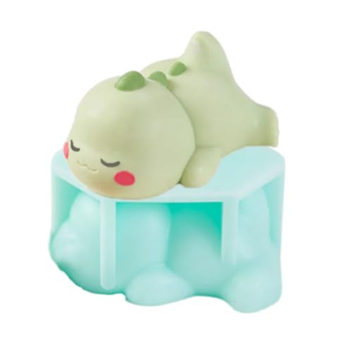 Dinosaurierstatue Silikon Schokoladenform Kuchen Fondant Dinosaurier Kerze Für Epoxidharzseife Formen von Chevnzev
