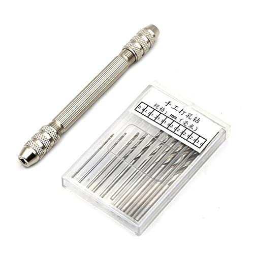 Doppelendstiftspin Hand Chuck + Twist Drill Bit Schmuck Uhr Reparatur Wartung Werkzeug Doppelende Set Für Schmuck Herstellung Manuelles Handwerk Twist Bits Doppelendstiftspin Hand Chuck + Twist Drill Bit Schmuck Uhr Reparatur Wartung Werkzeug Doppelende Set Für Schmuck Herstellung Manuelles Handwerk Twist Bits von Chevnzev
