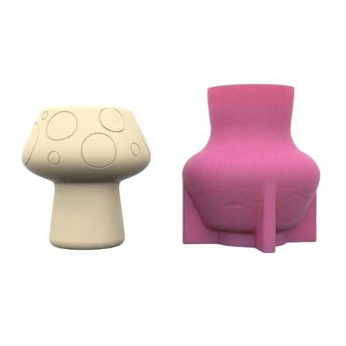 Elegante Pilzgartentöpfe Schimmel Silikonform Robust von Chevnzev