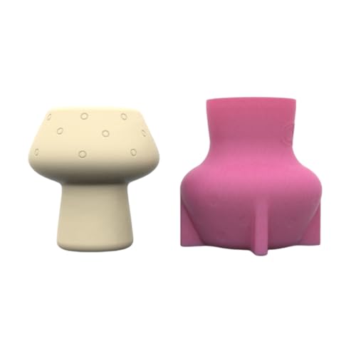 Elegante Pilzgartentöpfe Schimmel Silikonform Robust von Chevnzev