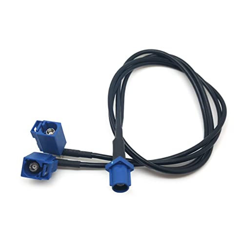 Fakra C Pigtail Cable RG174 Fakra C Männlich Bis 2 X Fakra C Weibliche Y Extension Koax Cable 19 69 Zoll (50 Cm) von Chevnzev