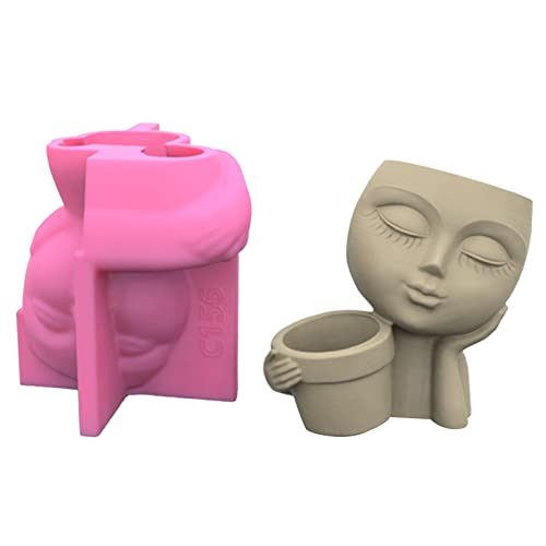 Geometrisches Menschliches Gesicht Für Puppen Gips Silikonform Aufbewahrungsbox Für Puppen Gips Zur Herstellung Skkulenter Pflanzen Blütenkerzenhalter Humanes Gesicht Puppenform Silikon von Chevnzev