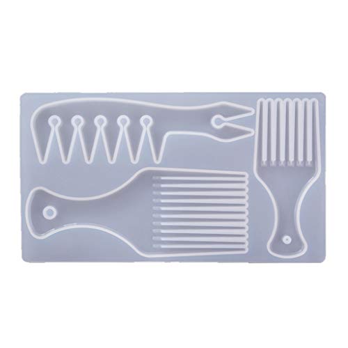 Kamm Silikonform Zum Gießen Von Friseurform Für Afroöl Haare Lockige Haarhandwerkshandwerks Silikonform Für Harz Untersetzer Kamm Silikonform Zum Gießen Von Friseurform Für Afroöl Haare Lockige Haarhandwerkshandwerks Silikonform Für Harz Untersetzer von Chevnzev