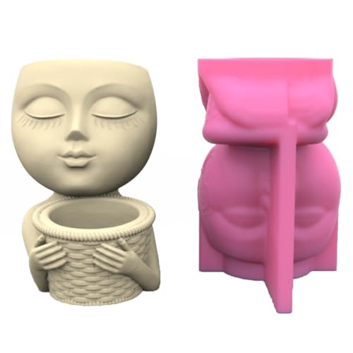 Lady Head Vase Form Epoxy Formen Kleine Blumentöpfe Silikonform Sukkulenten Aufbewahrung Form Office Dekorationen Schmuckwerkzeuge Herstellen Werkzeuge Lady Head Vase Form Epoxy Formen Kleine Blumentöpfe Silikonform Sukkulenten Aufbewahrung Form Office Dekorationen Schmuckwerkzeuge Herstellen Werkzeuge von Chevnzev